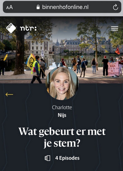 Charlotte Nijs over de impact van je stem op Binnenhof Online